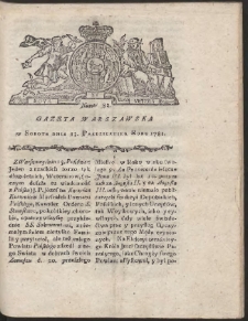 Gazeta Warszawska. R.1781 Nr 82