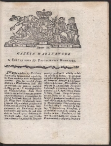 Gazeta Warszawska. R.1781 Nr 86