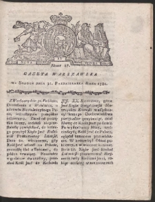 Gazeta Warszawska. R.1781 Nr 87