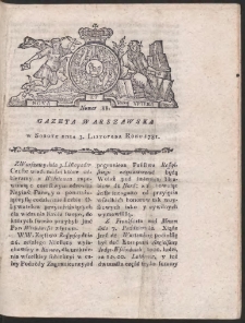 Gazeta Warszawska. R.1781 Nr 88