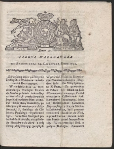 Gazeta Warszawska. R.1781 Nr 91