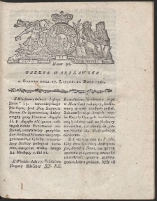 Gazeta Warszawska. R.1781 Nr 92