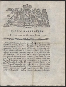 Gazeta Warszawska. R.1781 Nr 102