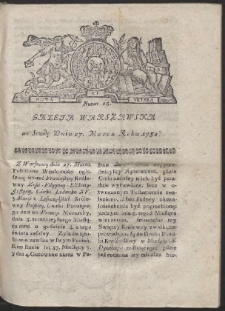 Gazeta Warszawska. R.1782 Nr 25