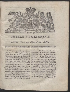 Gazeta Warszawska. R.1782 Nr 42