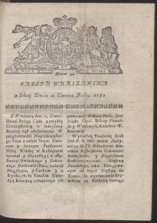 Gazeta Warszawska. R.1782 Nr 44