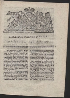 Gazeta Warszawska. R.1782 Nr 55