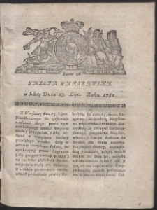 Gazeta Warszawska. R.1782 Nr 56