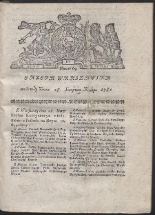 Gazeta Warszawska. R.1782 Nr 69