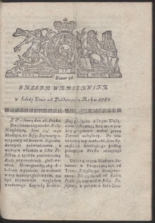 Gazeta Warszawska. R.1782 Nr 86