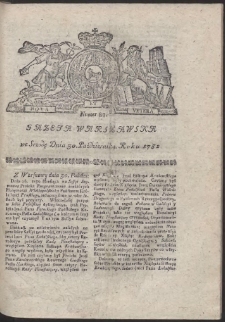 Gazeta Warszawska. R.1782 Nr 87