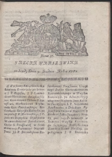 Gazeta Warszawska. R.1782 Nr 97