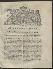 Gazeta Warszawska. R.1783 Nr 6