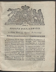 Gazeta Warszawska. R.1783 Nr 8