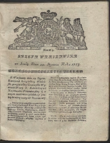 Gazeta Warszawska. R.1783 Nr 9