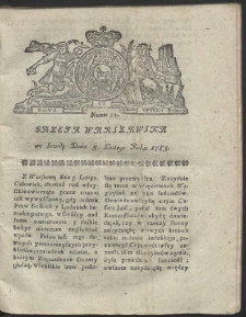Gazeta Warszawska. R.1783 Nr 11