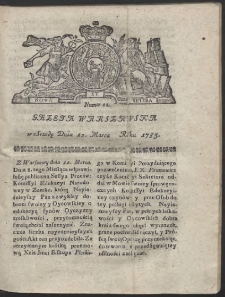 Gazeta Warszawska. R.1783 Nr 21