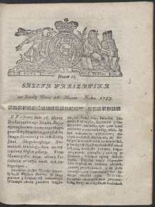Gazeta Warszawska. R.1783 Nr 25