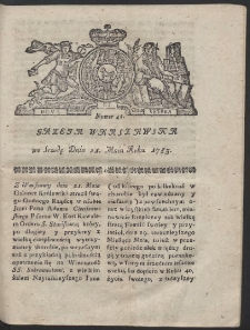 Gazeta Warszawska. R.1783 Nr 41