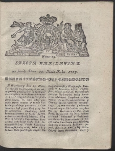 Gazeta Warszawska. R.1783 Nr 43