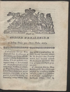 Gazeta Warszawska. R.1783 Nr 44