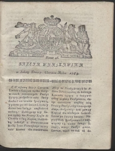 Gazeta Warszawska. R.1783 Nr 46