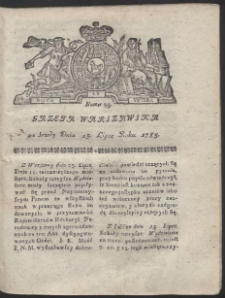 Gazeta Warszawska. R.1783 nr 59