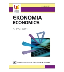 Spis treści [Ekonomia = Economics, 2011, Nr 5 (17)]