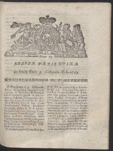 Gazeta Warszawska. R.1783 Nr 89
