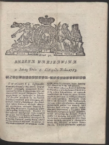 Gazeta Warszawska. R.1783 Nr 90