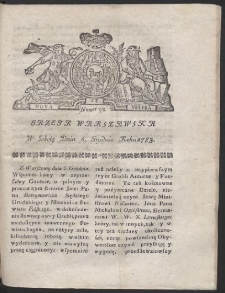 Gazeta Warszawska. R.1783 Nr 98