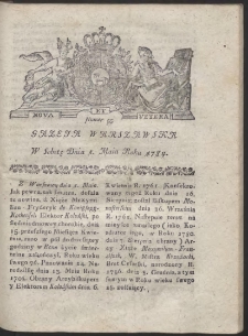 Gazeta Warszawska. R.1784 Nr 35