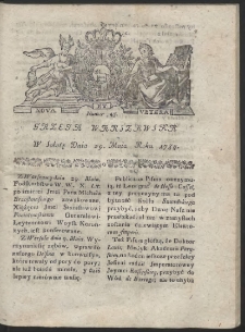 Gazeta Warszawska. R.1784 Nr 43