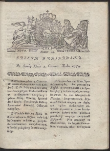 Gazeta Warszawska. R.1784 Nr 44