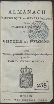 Almanach Historique Et Généalogique Pour L’Année […] 1796 […]