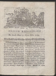 Gazeta Warszawska. R.1784 Nr 54