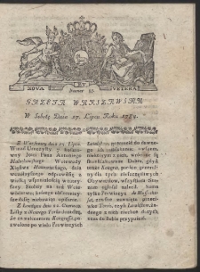 Gazeta Warszawska. R.1784 Nr 57