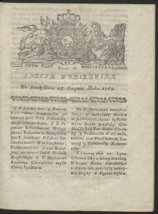 Gazeta Warszawska. R.1784 Nr 66