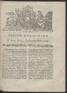 Gazeta Warszawska. R.1784 Nr 81