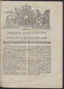 Gazeta Warszawska. R.1784 Nr 83