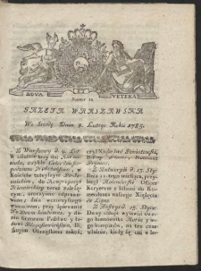 Gazeta Warszawska. R.1785 Nr 12