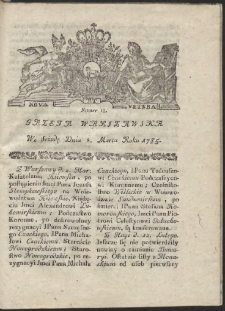 Gazeta Warszawska. R.1785 Nr 18