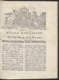 Gazeta Warszawska. R.1785 Nr 24