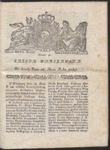 Gazeta Warszawska. R.1785 nr 40