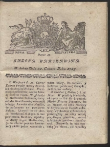 Gazeta Warszawska. R.1785 Nr 49