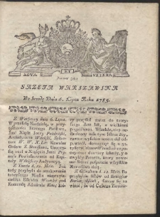 Gazeta Warszawska. R.1785 Nr 54