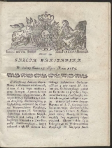 Gazeta Warszawska. R.1785 Nr 59