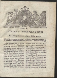 Gazeta Warszawska. R.1785 Nr 60