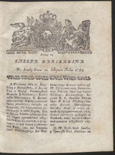 Gazeta Warszawska. R.1785 Nr 64