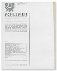 Schlesien: Zeitschrift für den gesamtschlesischen Raum. 1. Jahrgang, September 1939, Folge 6